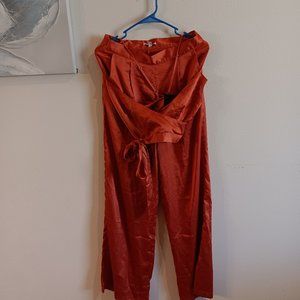 2 piece pants suit